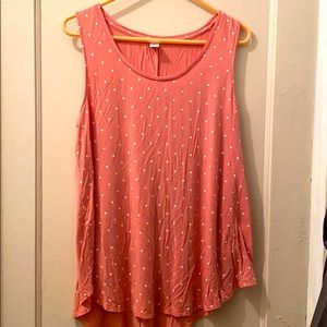 Old Navy Pink Polka dot shirt